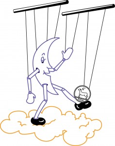 Moon and sixpence logo