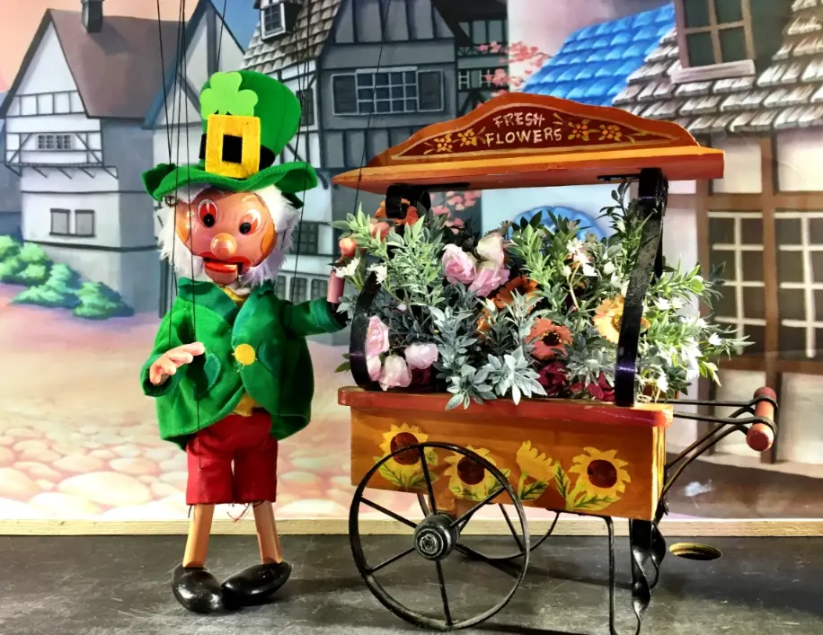 Leprechaun character in the Moon & Sixpence production Over the Rainbow.